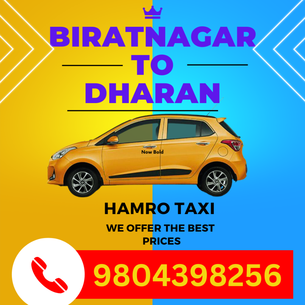 Biratnagar to Dharan Taxi