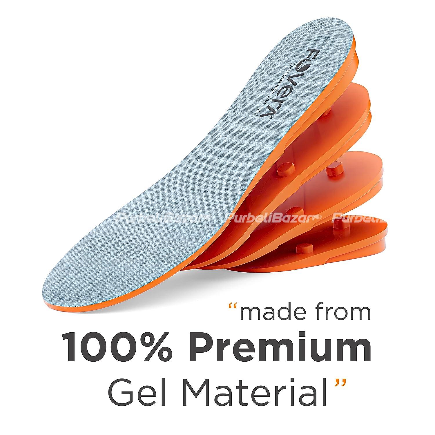 FOVERA Height Increasing Gel Shoe Insoles