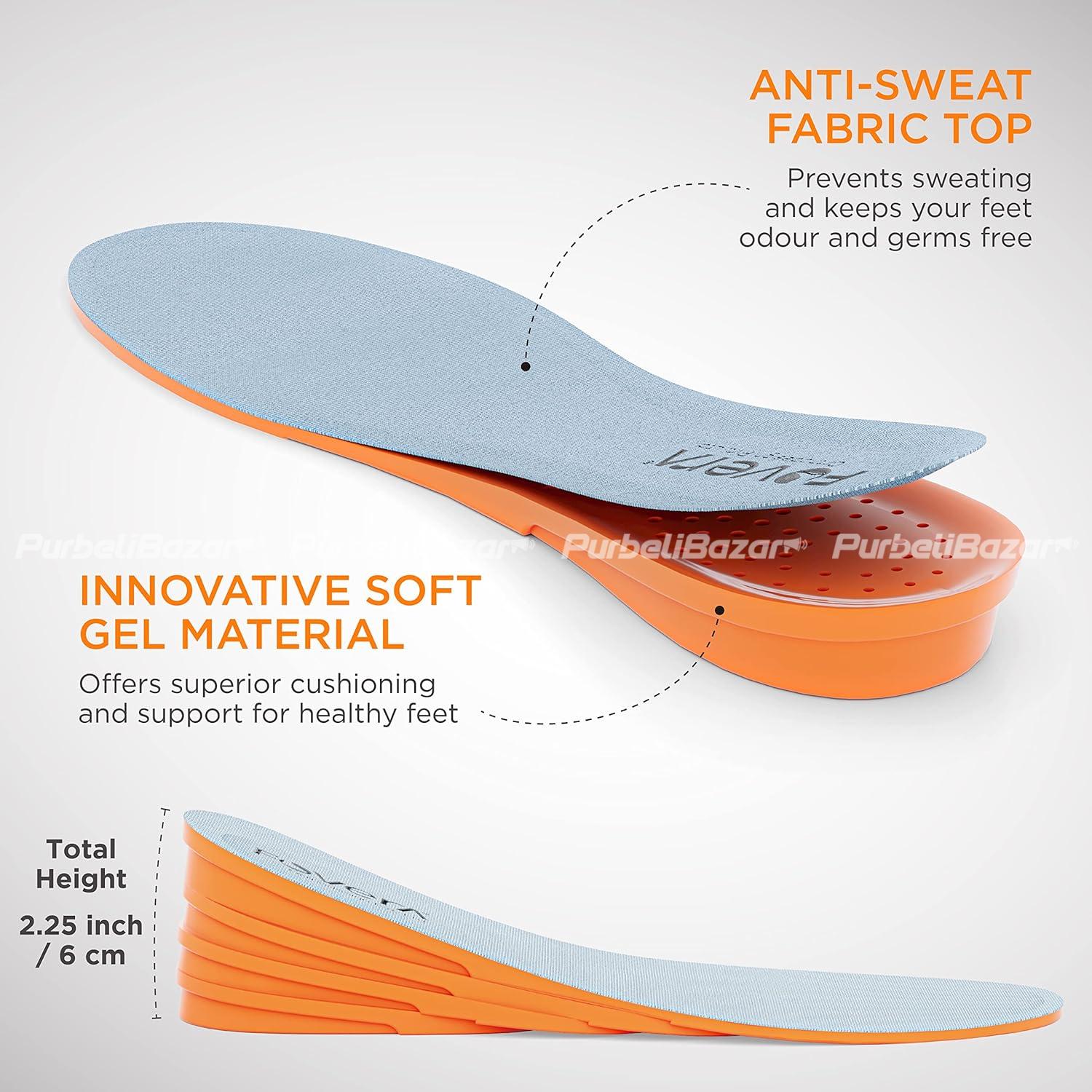 FOVERA Height Increasing Gel Shoe Insoles