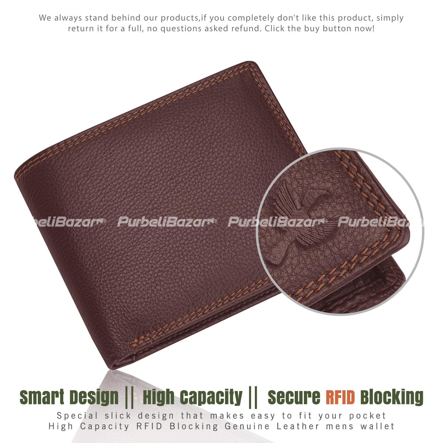 HORNBULL  Wallet for Men | Mens Leather Wallet with RFID Blocking