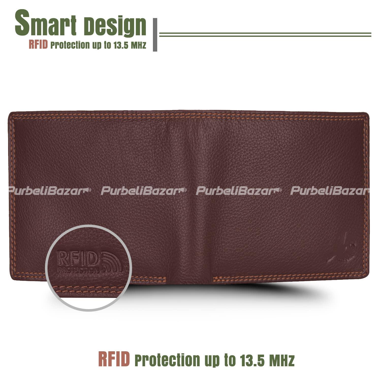 HORNBULL  Wallet for Men | Mens Leather Wallet with RFID Blocking